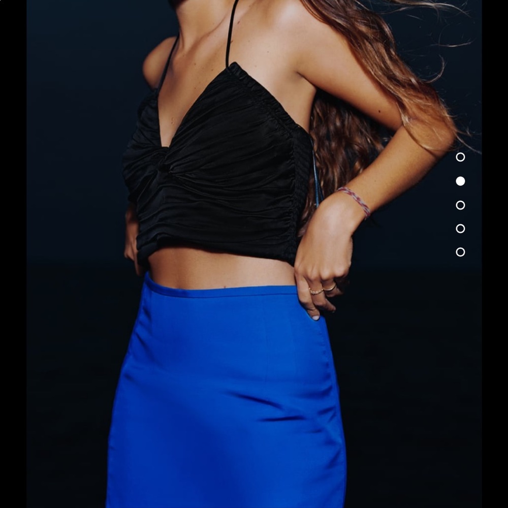 Zara Satin Effect Skirt